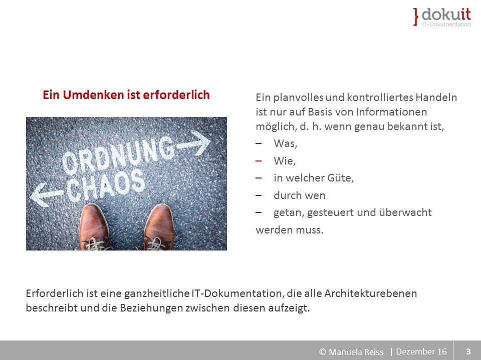 Folie Umdenken erforderlich