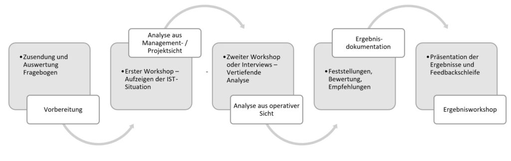 Ablauf Analyse- und Konzeptionsworkshop